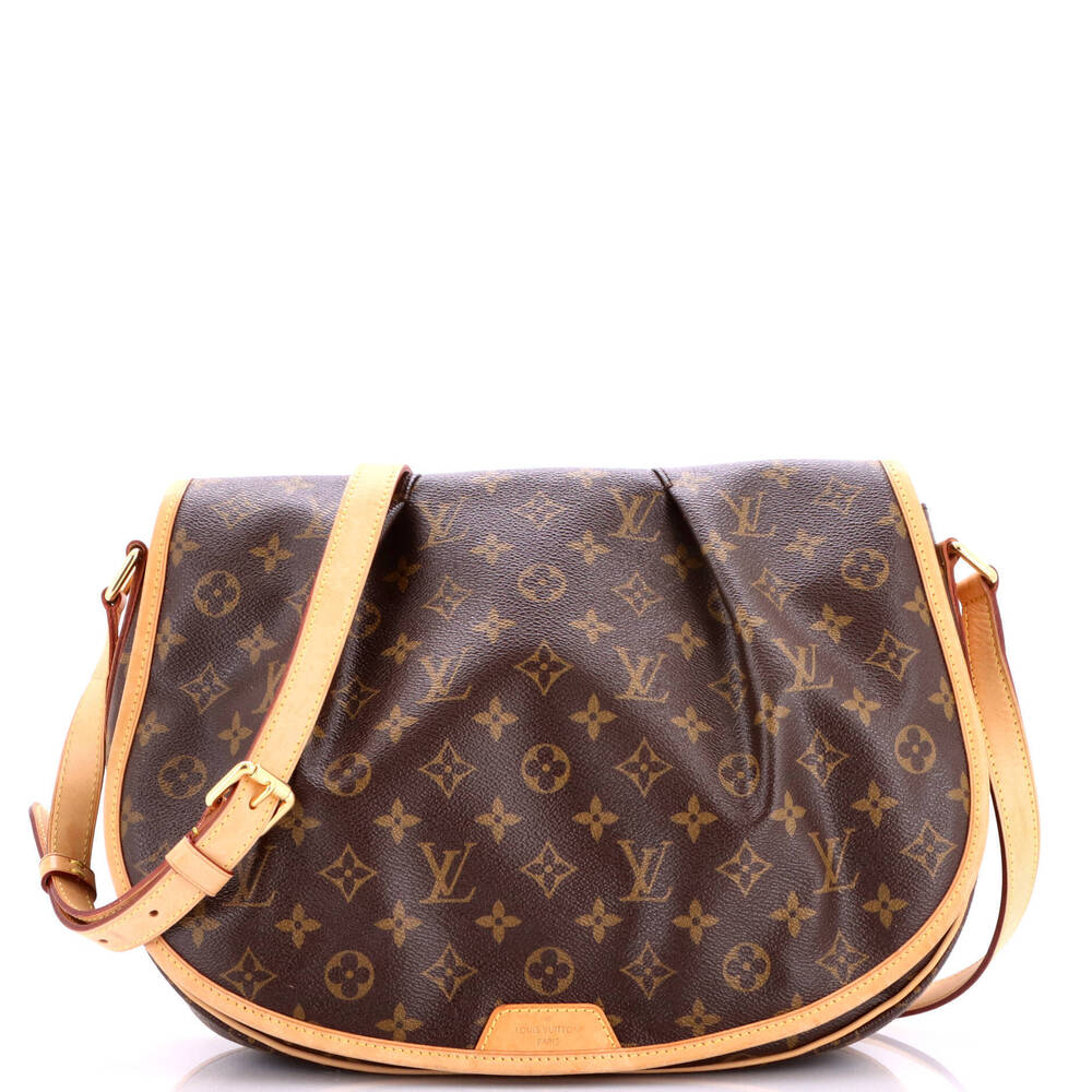 Louis Vuitton MM Menilmontant Handbag Monogram Canvas